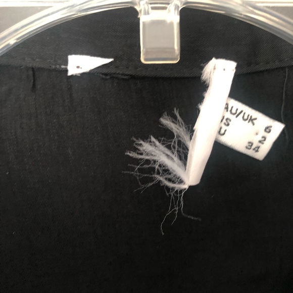 Princess Polly Forbidden Black Mini Shirt Dress 2 - Picture 7 of 9